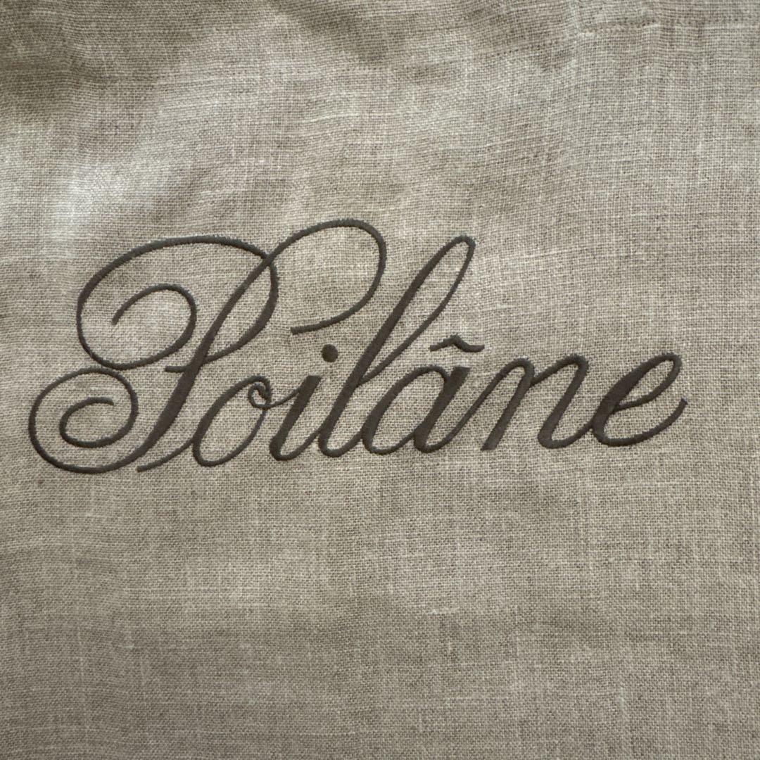 Poilane ポワラーヌ 刺繍入 リネン バッグ