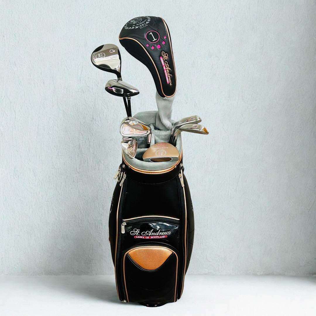 【美品】St.Andrews SA-602L レディース 8本 ハーフセット