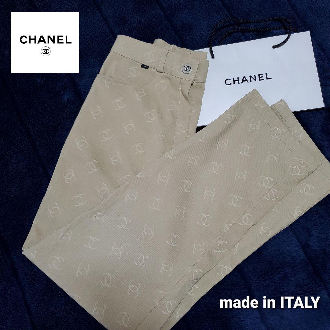 90s CHANEL BOUTIQUE COCO MARC Pants 状態良好