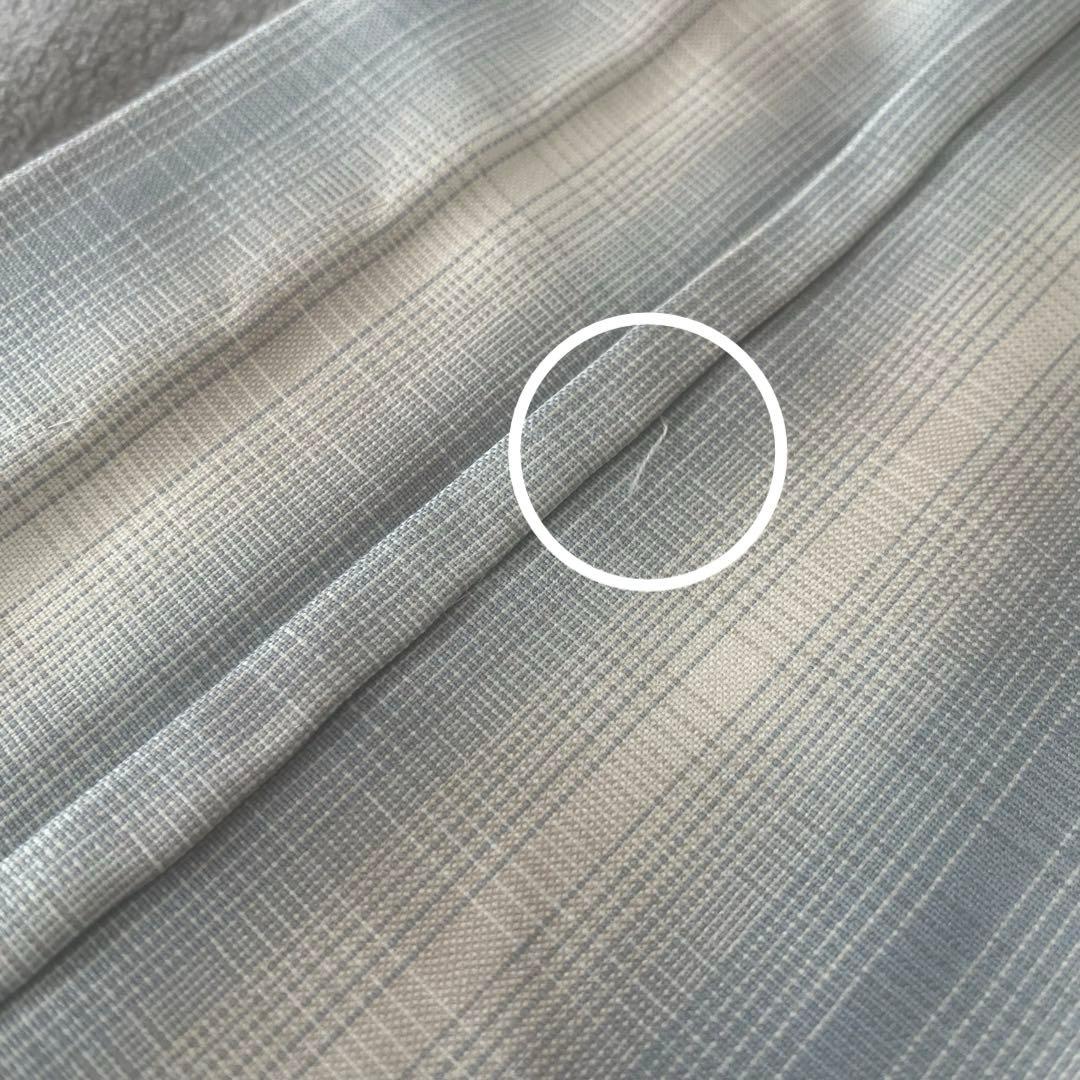 《美品》さく研究所 単衣 ウール 着物 SAKU Laboratory 格子