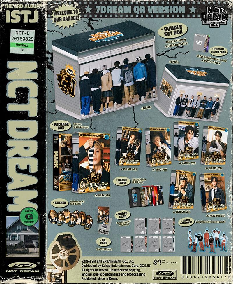 NCT DREAM ISTJ QR ver 7種セット 新品未開封