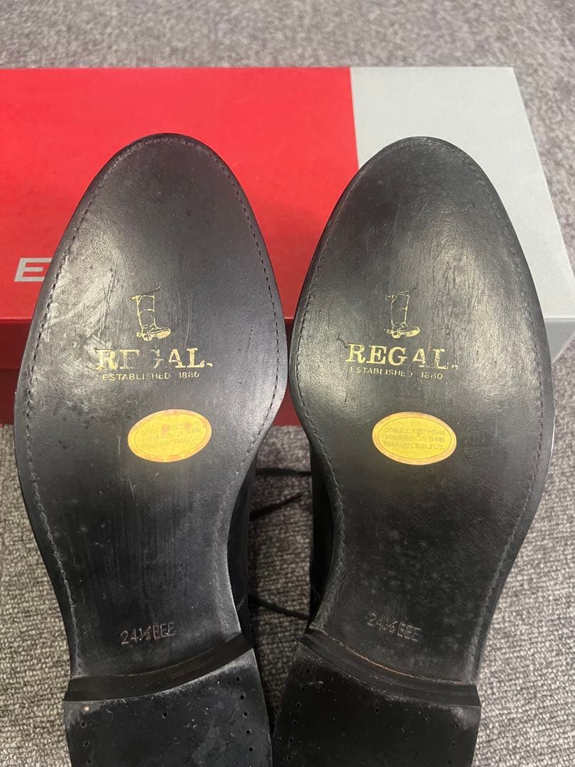 REGAL インペリアルグレード ストレートチップ ブラック