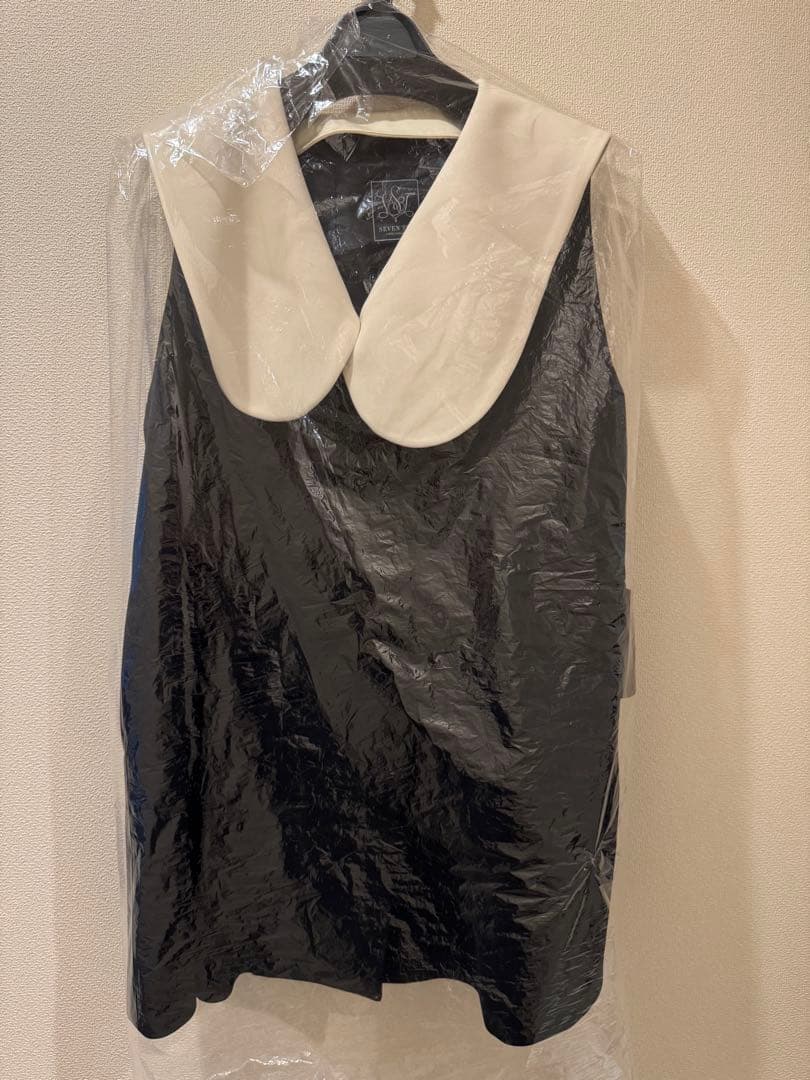 SEVEN TEN ビッグカラージレ ブラック Sサイズ