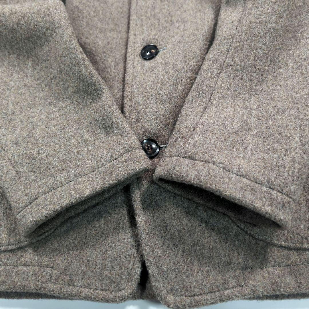 ダントン 42 XL ウールモッサノーカラー　ウール　 コート ベージュ