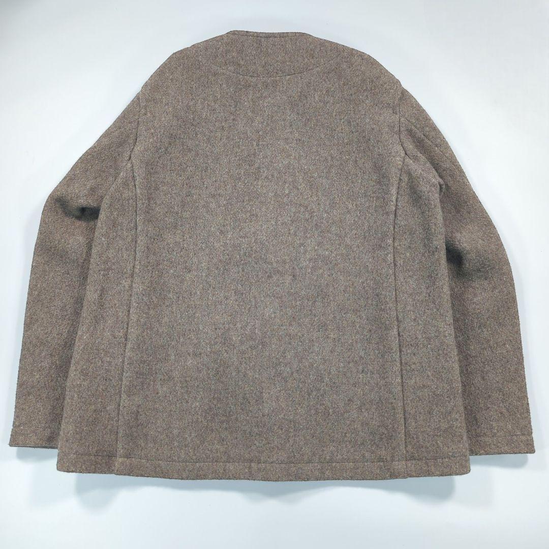 ダントン 42 XL ウールモッサノーカラー　ウール　 コート ベージュ