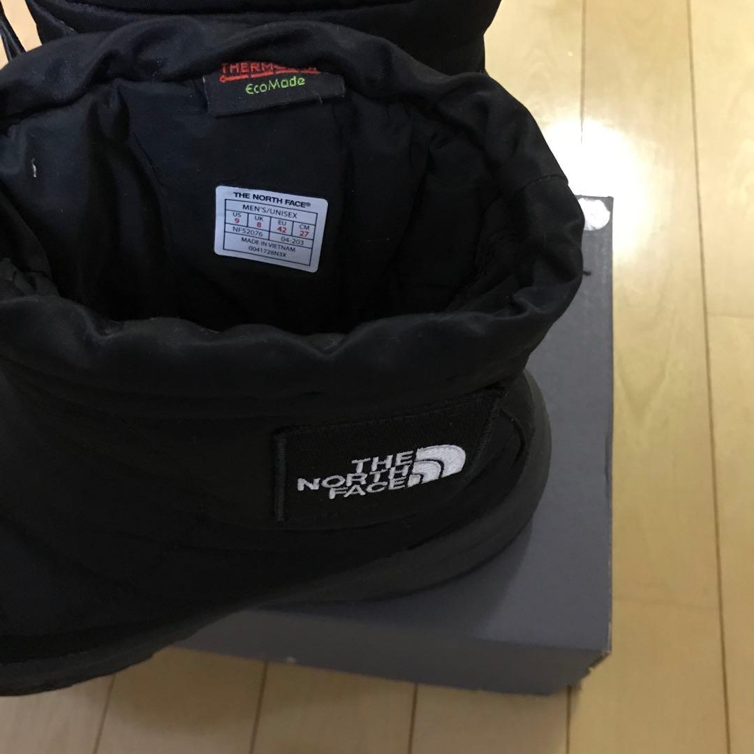 ムーミン　THE NORTH FACE スノーブーツ ブラック　27cm