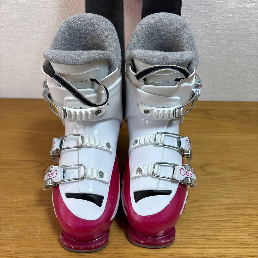 ジュニア　96cm子供　スキーセット　スキーブーツ　20-20.5cm ピンク