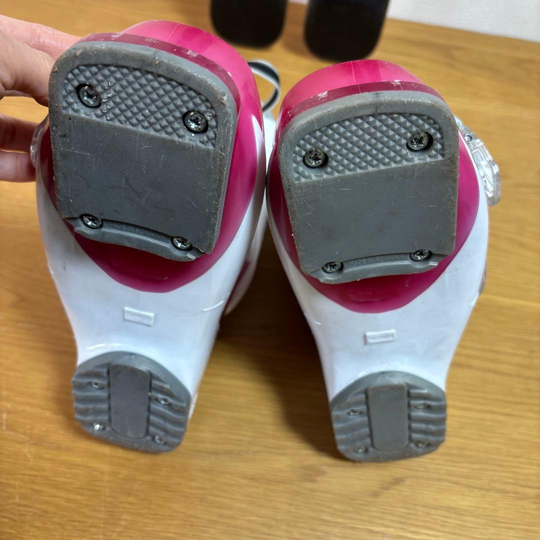 ジュニア　96cm子供　スキーセット　スキーブーツ　20-20.5cm ピンク