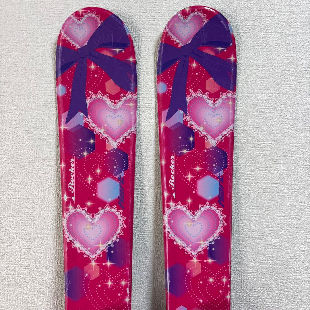 ジュニア　96cm子供　スキーセット　スキーブーツ　20-20.5cm ピンク