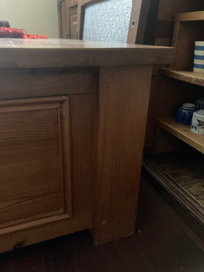 イギリス製　アンティークローテーブル オールドパイン