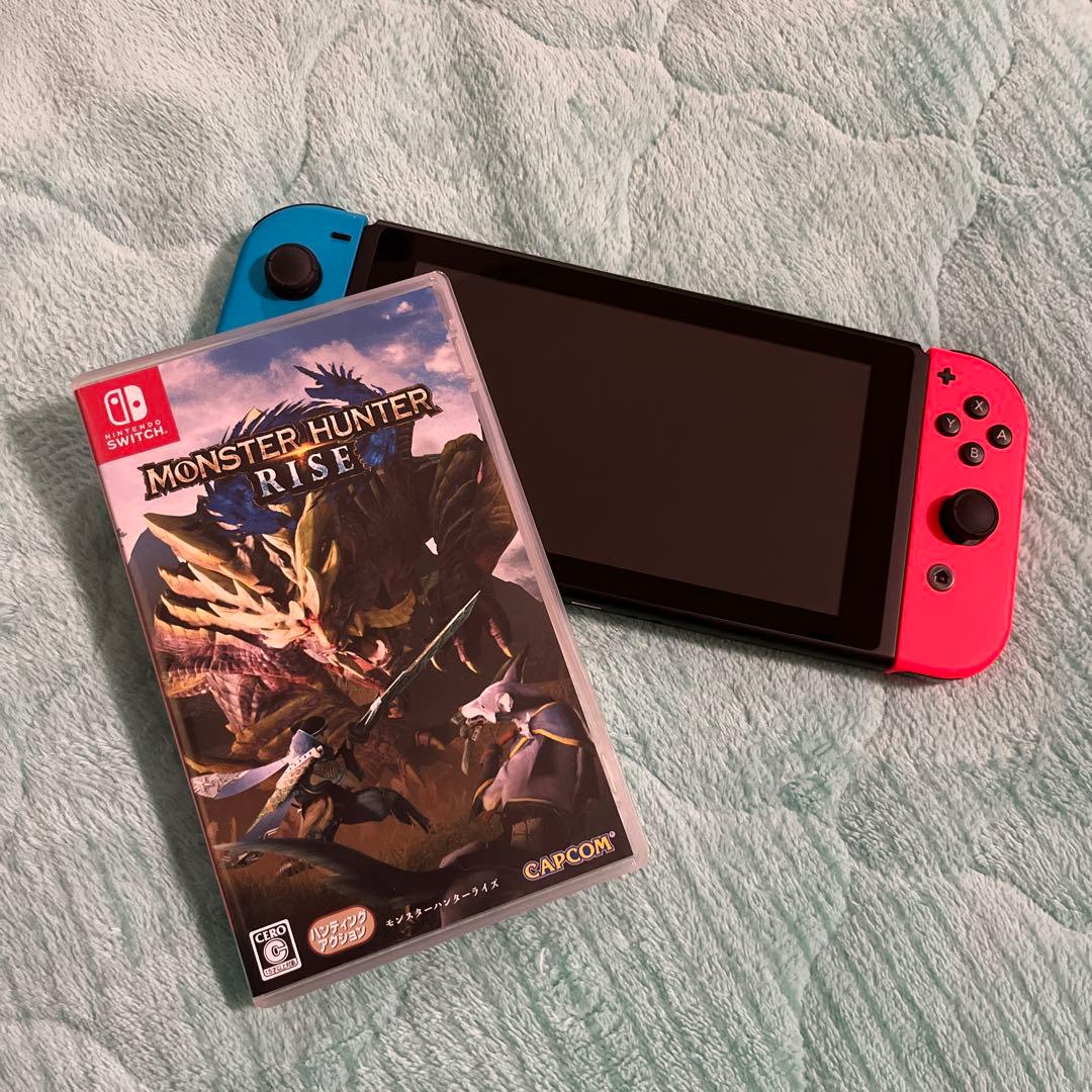 Nintendo Switch Lite 本体 おまけモンハンRISE