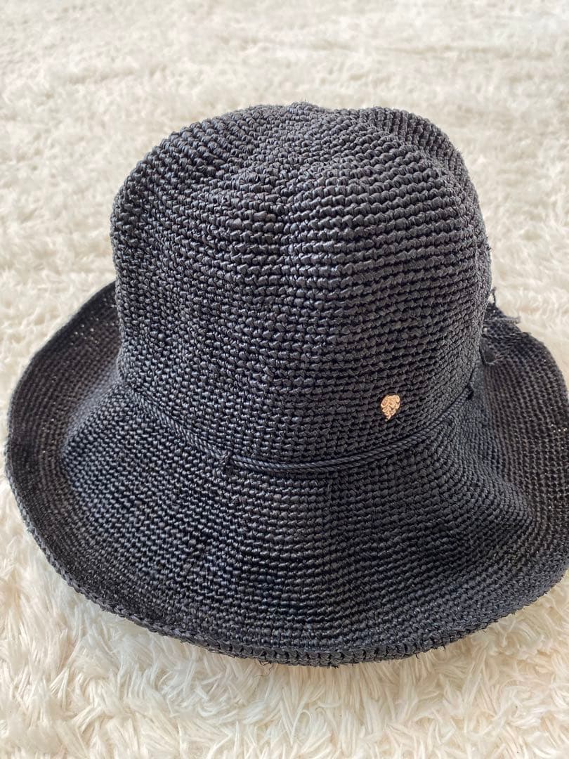 HELEN KAMINSKI ヘレンカミンスキー ラフィア ハット ブラック