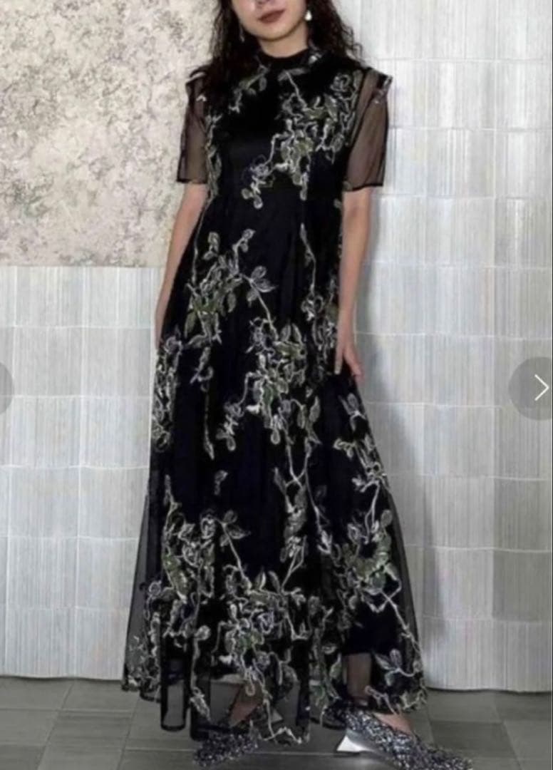 ワンピース 2WAY WILD ROSE CANVAS ART DRESS