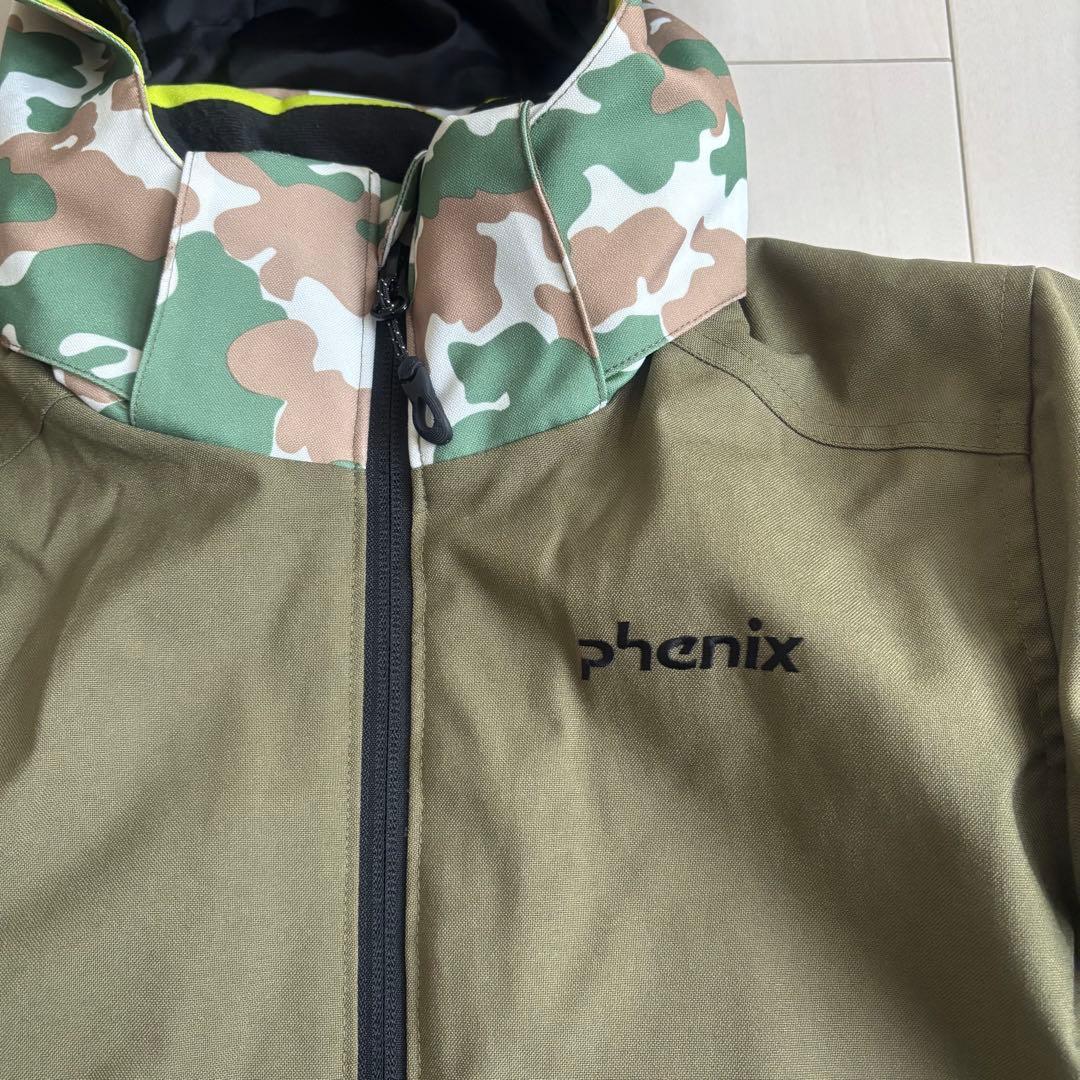 フェニックス ジュニアスキーウェア上下 140 カモフラ 迷彩 ブラック
