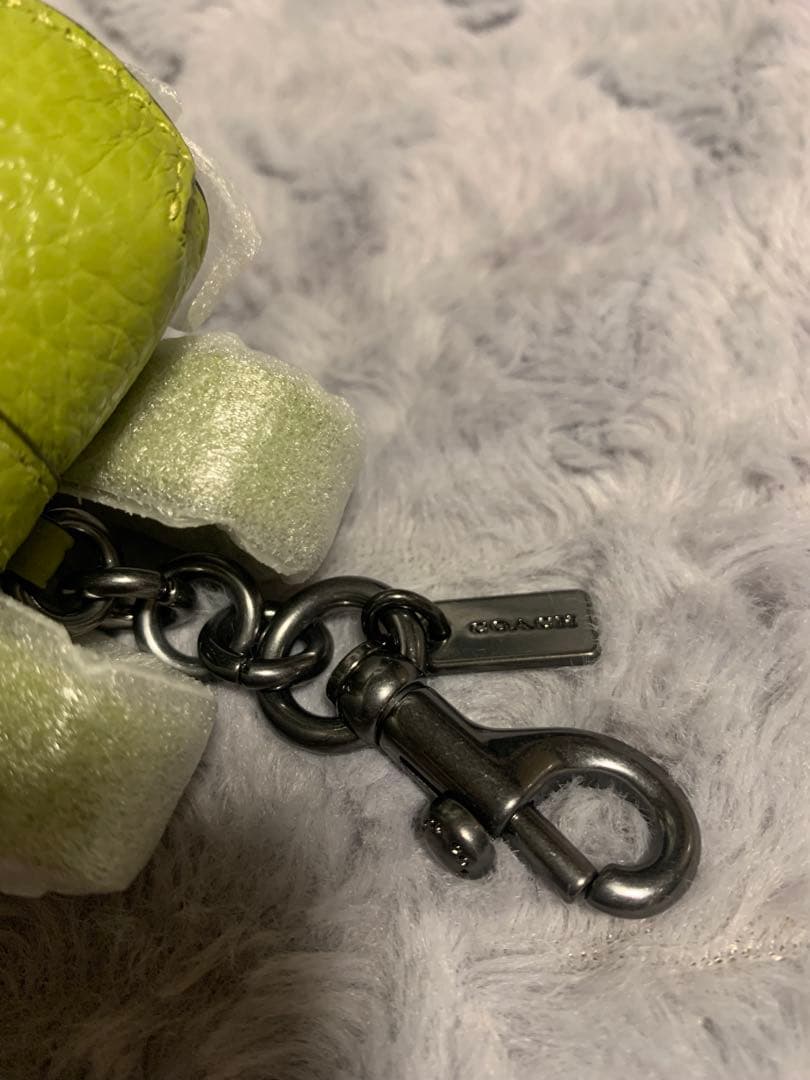 新品未使用☆COACH ライムグリーン バックパック型チャーム