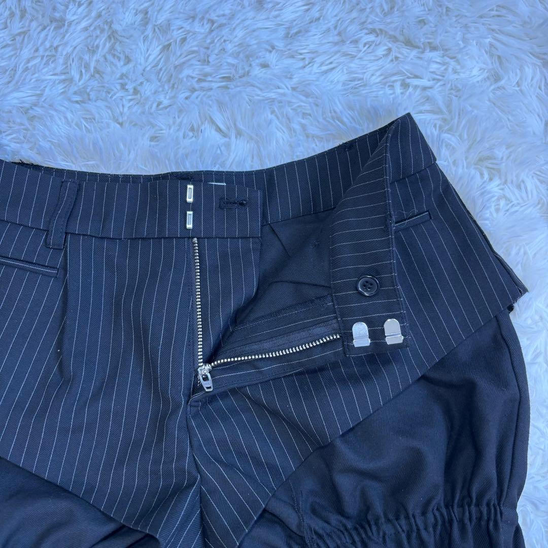 パンツ Poolde Sinatra Stripe Puffy Shorts