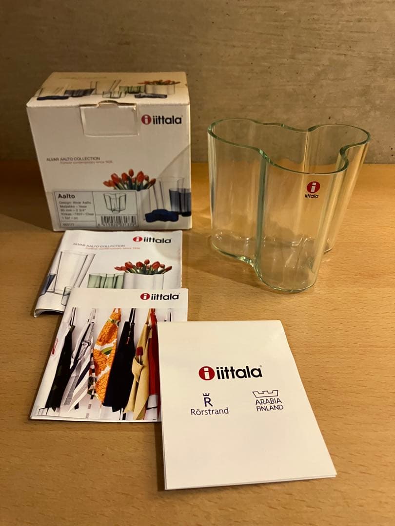 アルヴァ・アアルト　フラワーベース　イッタラ 95ミリ　1937クリア