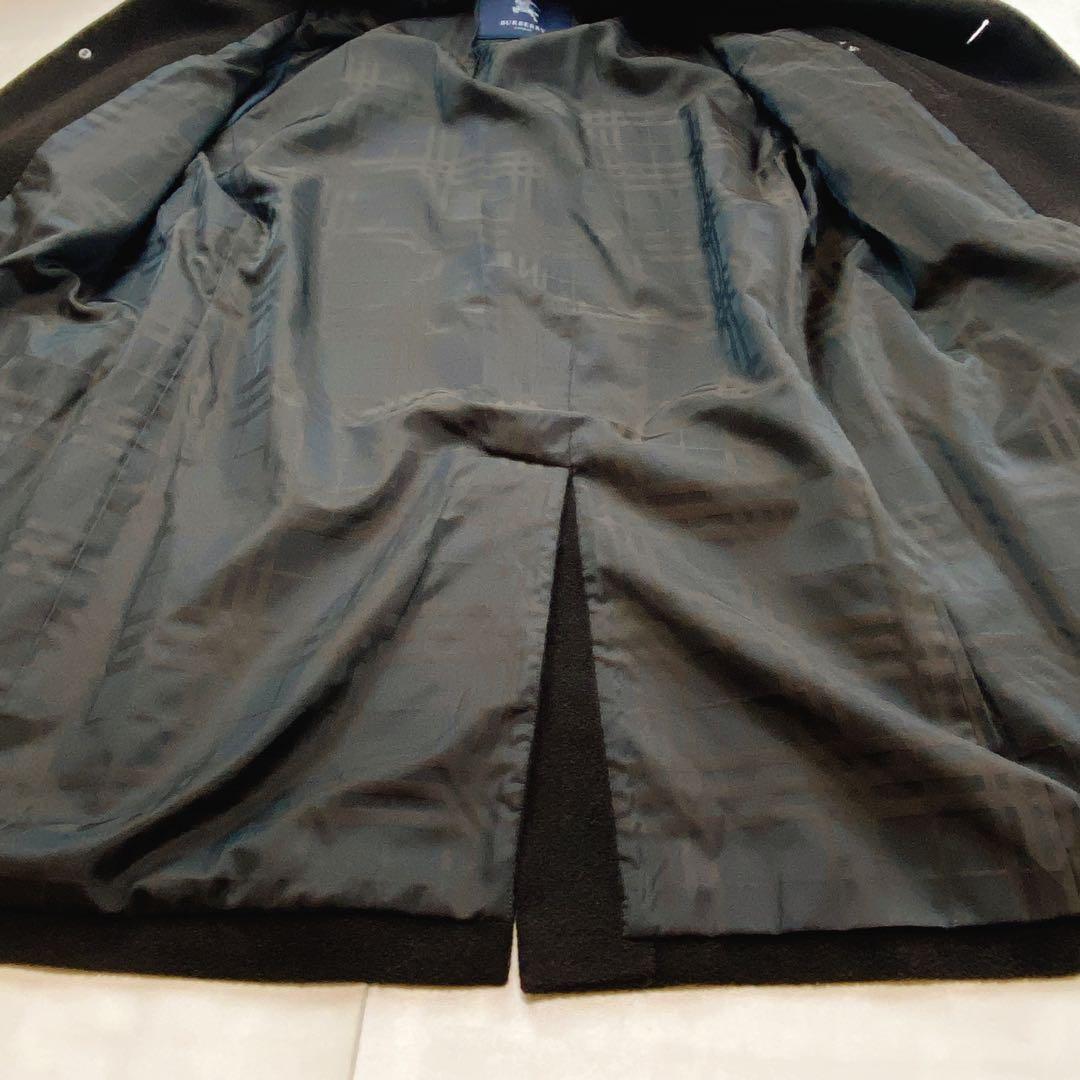 バーバリーロンドン カシミヤ シャドーチェック チェスターコート