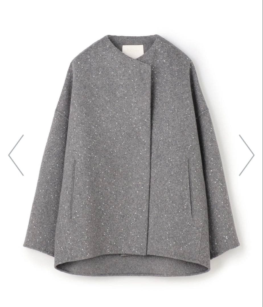 新品未使用♡Ballsey スパンコール リバー ショート コクーンコート