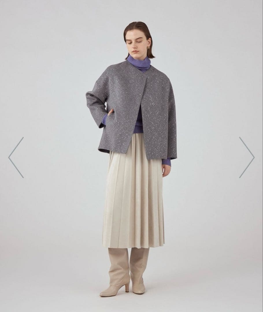 新品未使用♡Ballsey スパンコール リバー ショート コクーンコート