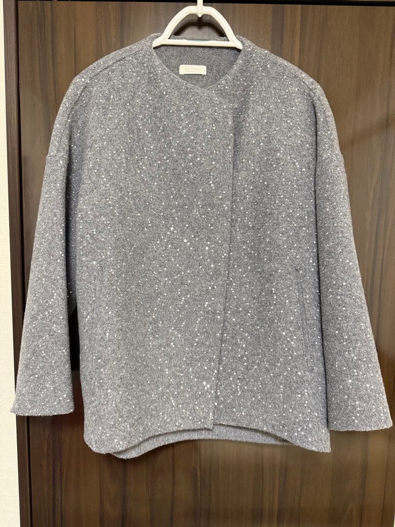 新品未使用♡Ballsey スパンコール リバー ショート コクーンコート