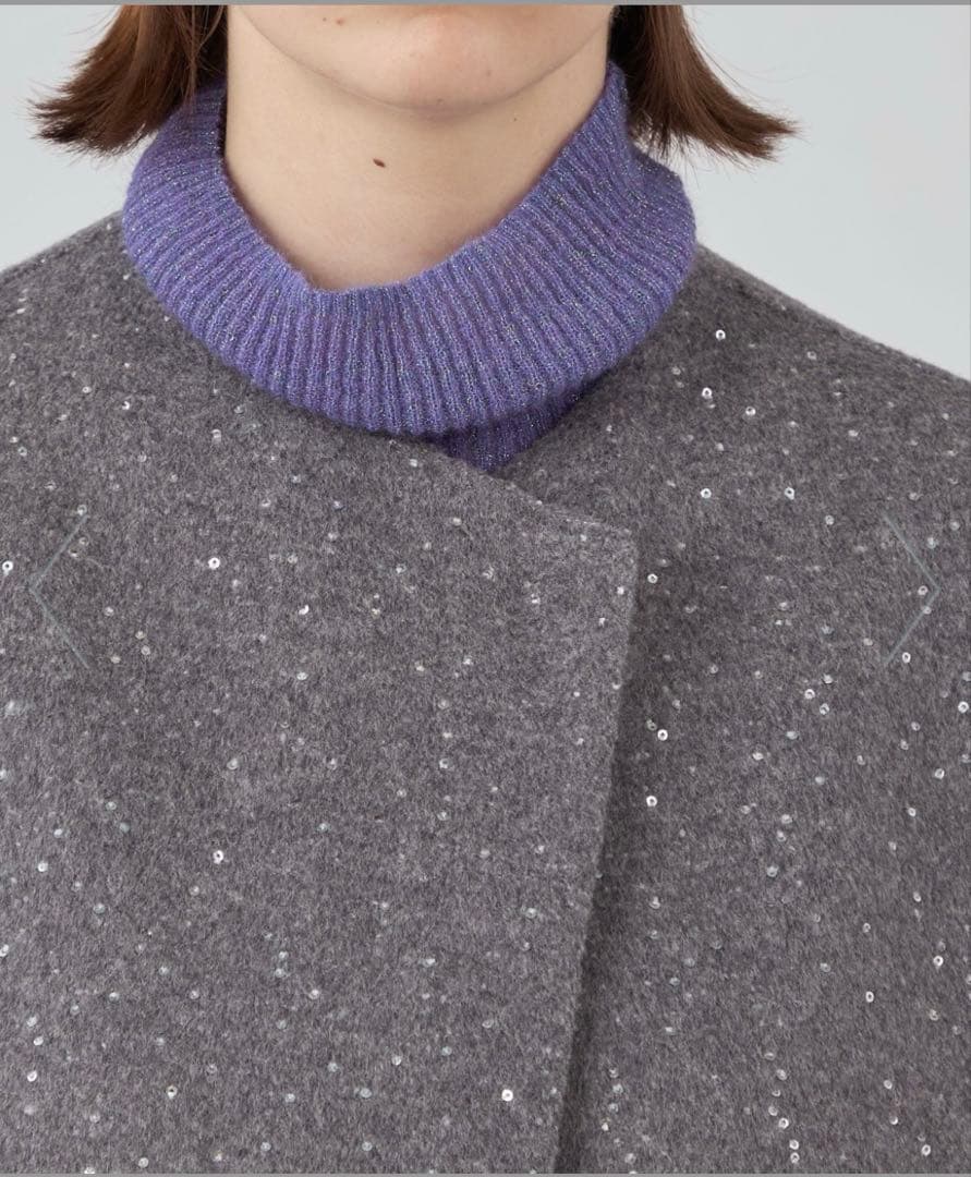 新品未使用♡Ballsey スパンコール リバー ショート コクーンコート