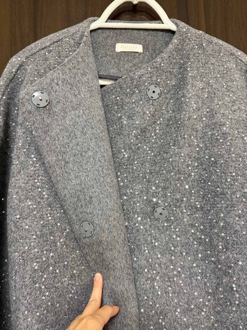 新品未使用♡Ballsey スパンコール リバー ショート コクーンコート