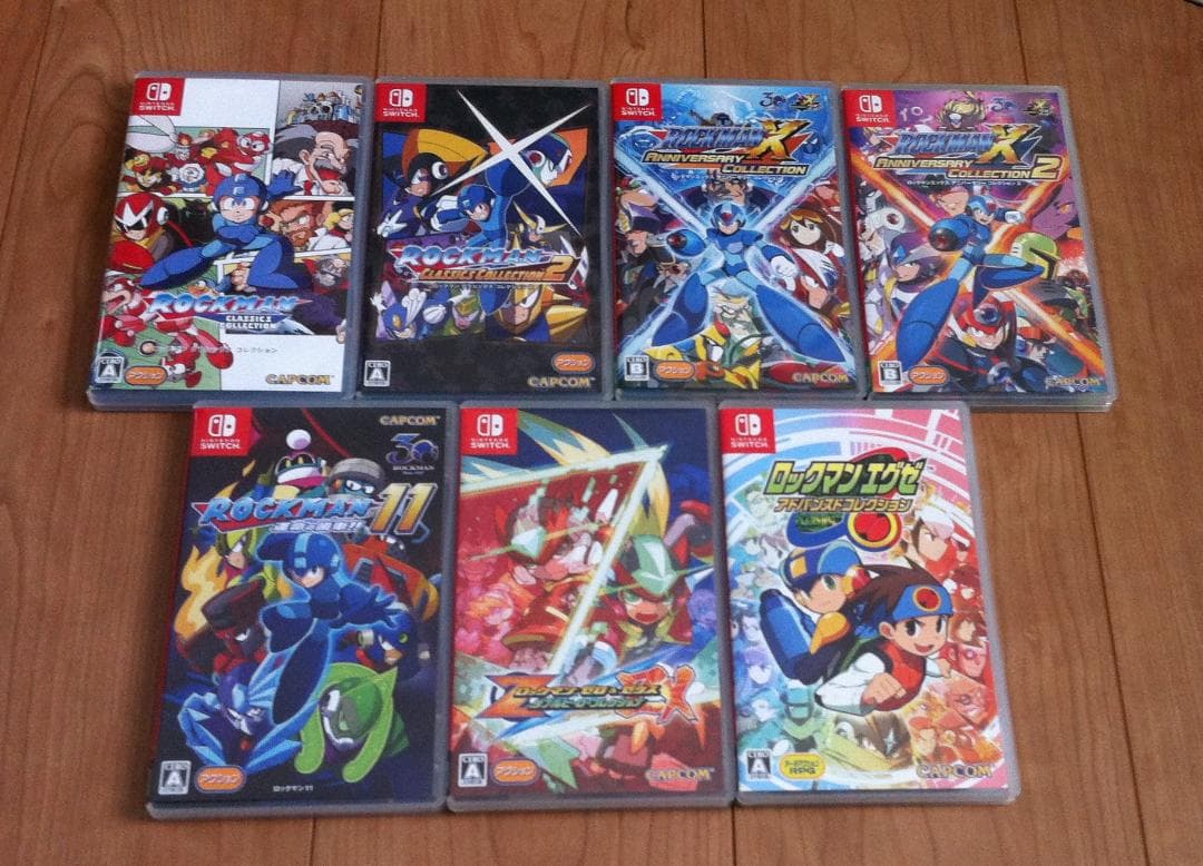 ニンテンドースイッチ ロックマンシリーズ 7本セット