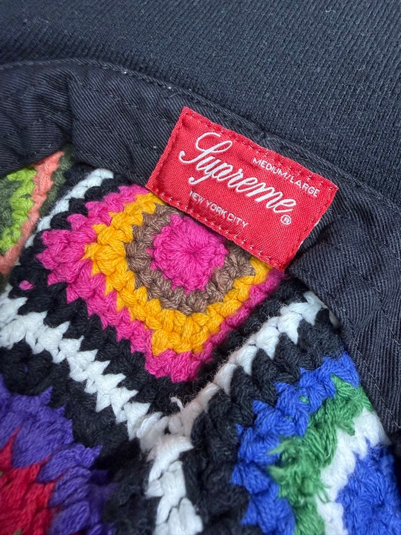 帽子 Supreme crochet crusher MEDIUM/LARGE