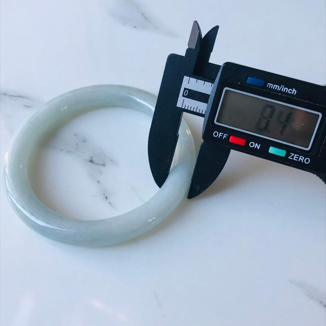 ※専用【B810-047】翡翠　ヒスイ　バングル　ミャンマー産　53.5mm