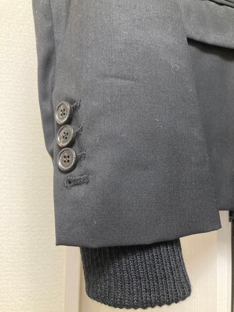 KRISVANASSCHE ブラック テーラードジャケット クリスヴァンアッシュ