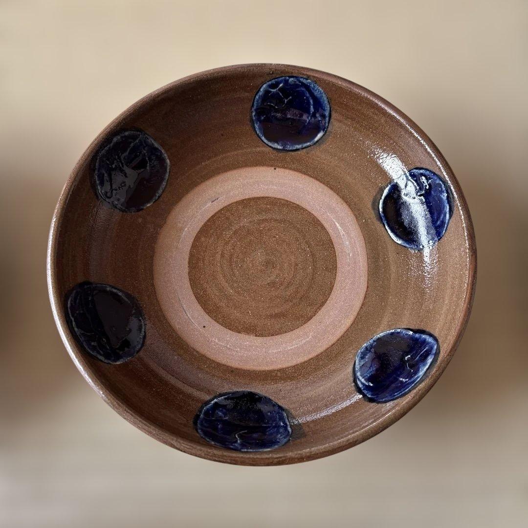 やちむん　皿　5枚　沖縄　約21.5cm