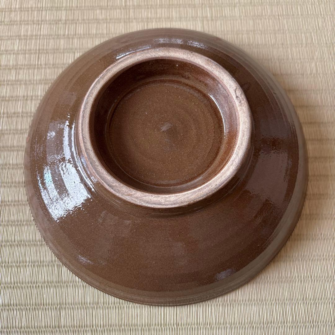 やちむん　皿　5枚　沖縄　約21.5cm