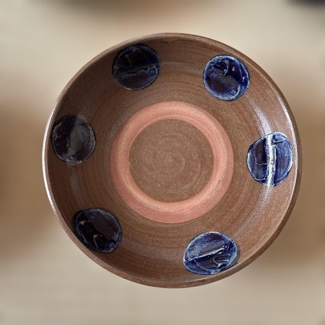 やちむん　皿　5枚　沖縄　約21.5cm