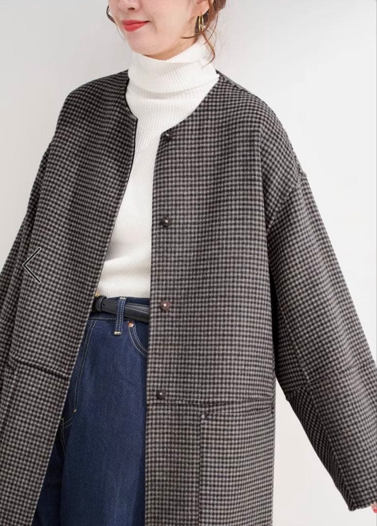 S120ブレンドリバーシブルコート　M