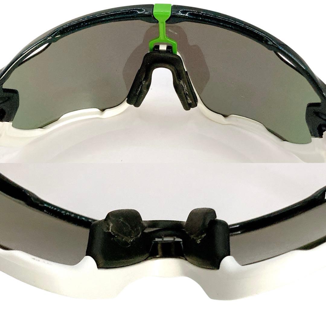 OAKLEY✨JAWBREAKER サングラス　ブラック×ホワイト　ミラーレンズ