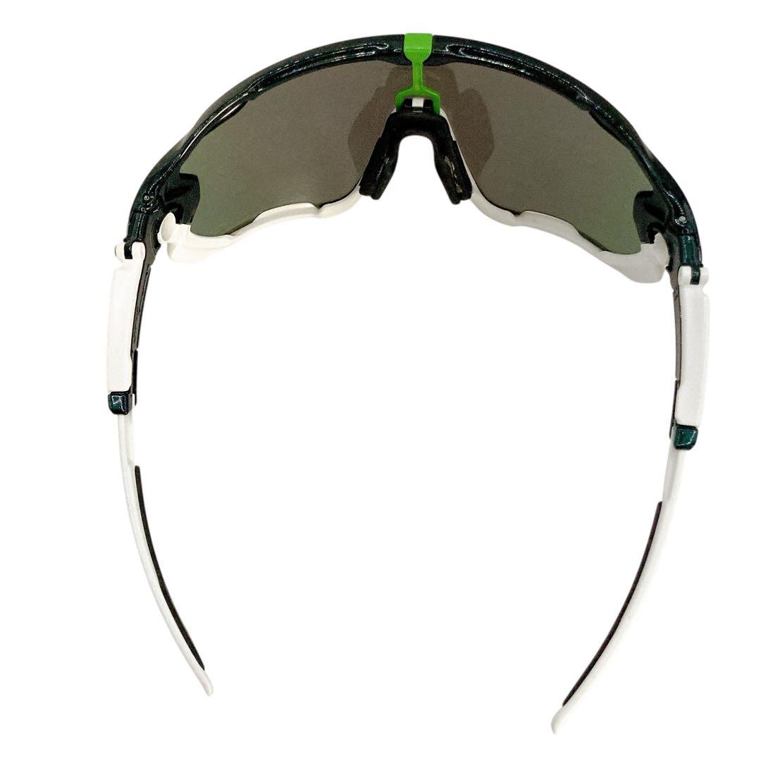 OAKLEY✨JAWBREAKER サングラス　ブラック×ホワイト　ミラーレンズ