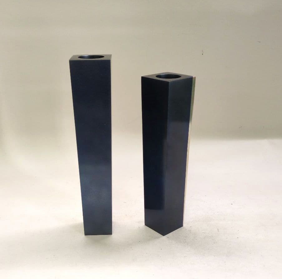 銅製花器　2個組　剣山付き　池坊好み　池坊花器