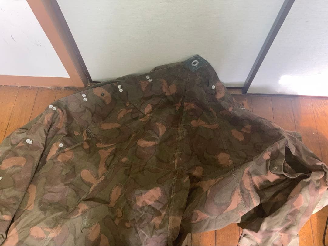 ハンガリー軍　ポンチョテント2枚組　ハリケーンカモ　軍幕テント　ティピー