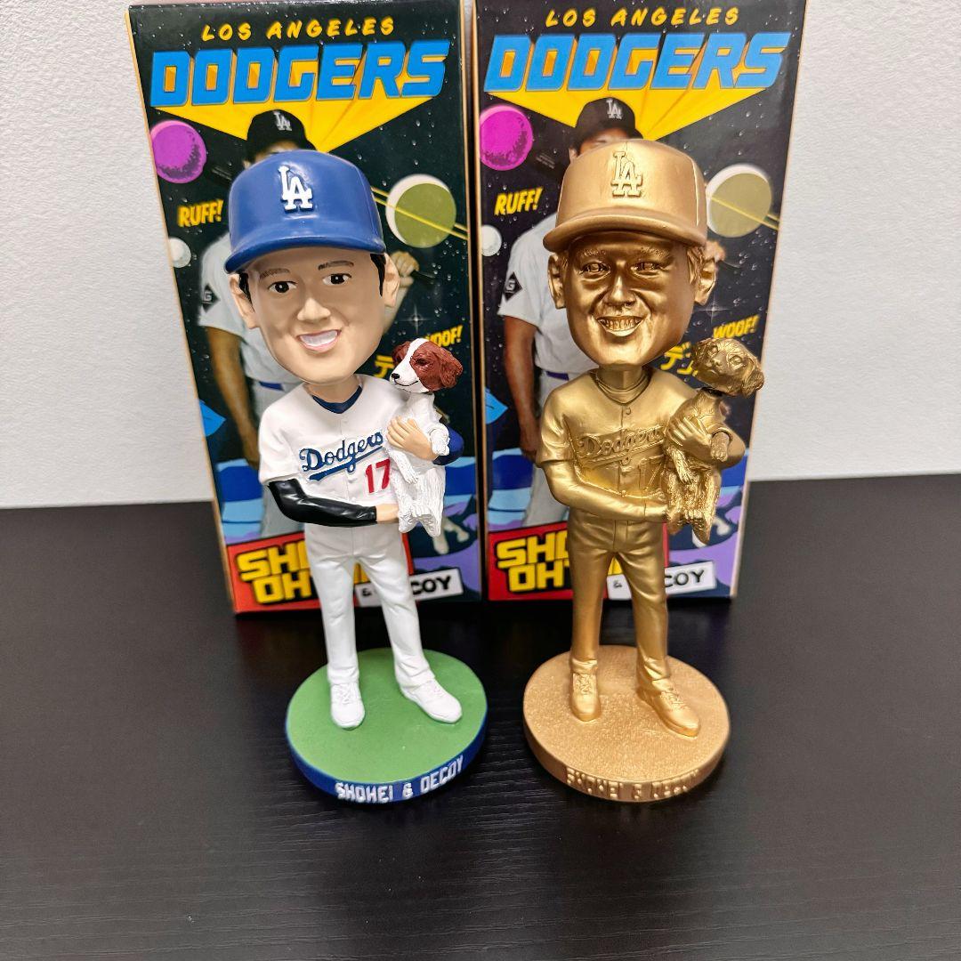 限定品金色 大谷翔平 デコピン バブルヘッド +大谷翔平 デコピン ボブルヘッド