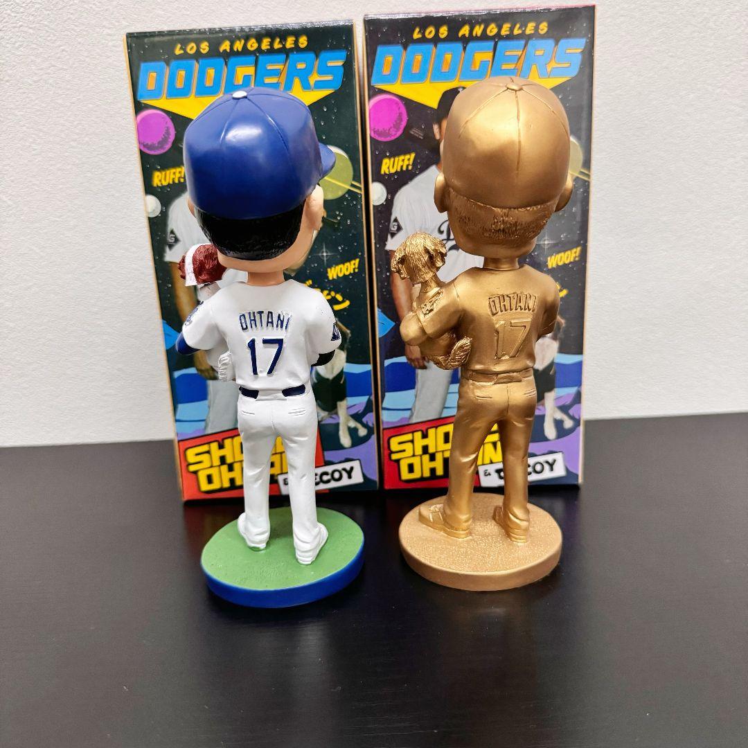 限定品金色 大谷翔平 デコピン バブルヘッド +大谷翔平 デコピン ボブルヘッド