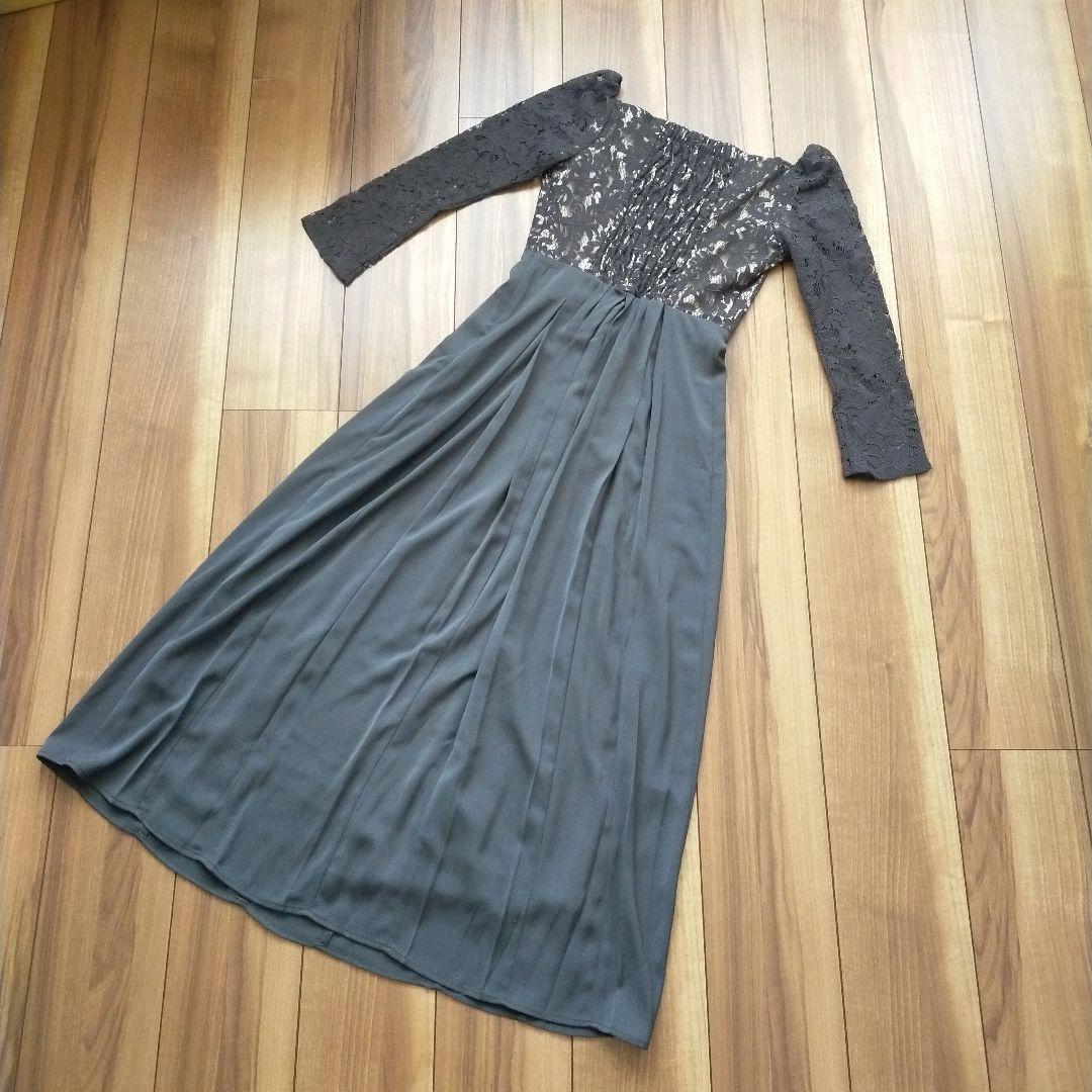 エトル バレエネックスカラップレースドレス