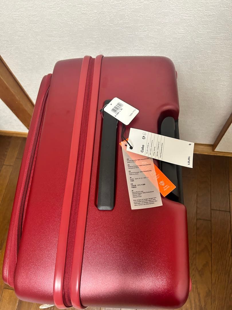 新品　未使用　LOJEL ロジェール Cubo スーツケース L バーガンディ