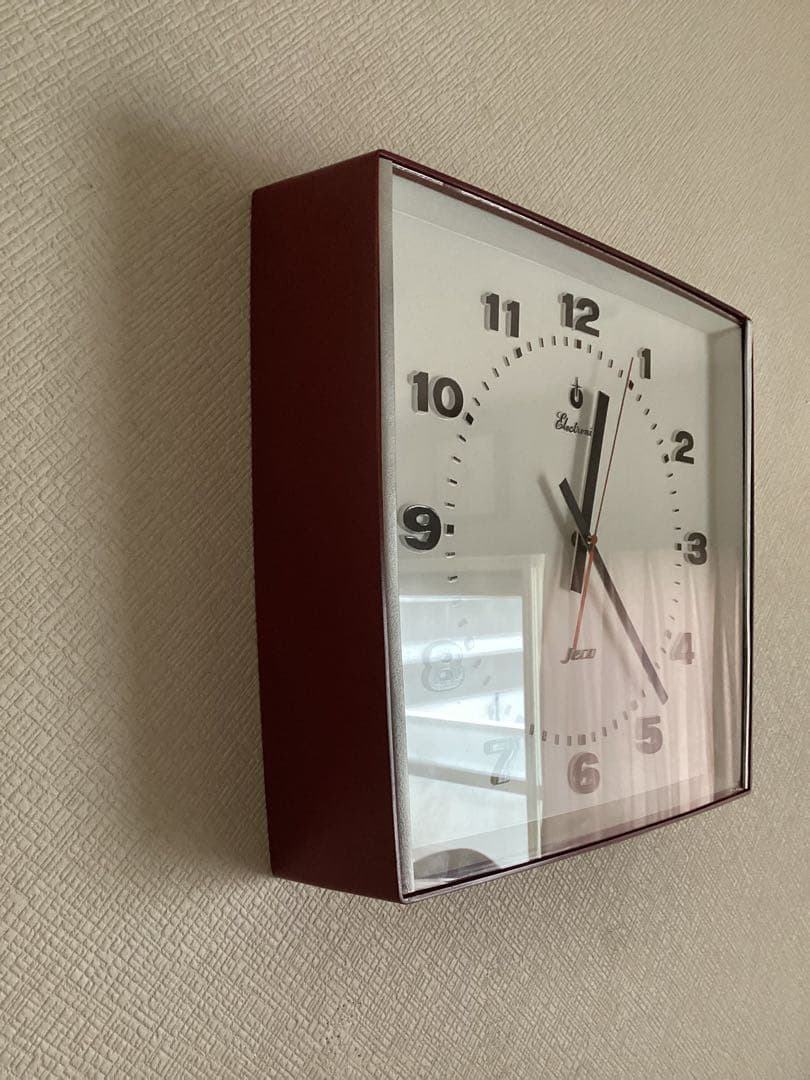 宇都宮Jeco(ジェコー)電池式音さ掛け時計　昭和40年代