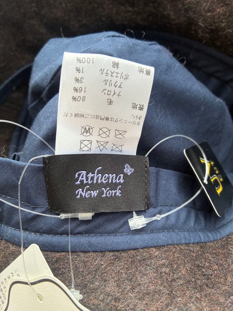 Athena New York ウールハット 新品未使用 最終お値引き⭐︎