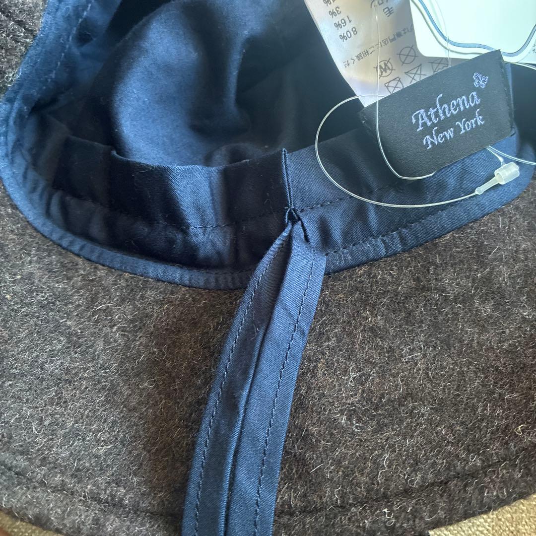 Athena New York ウールハット 新品未使用 最終お値引き⭐︎