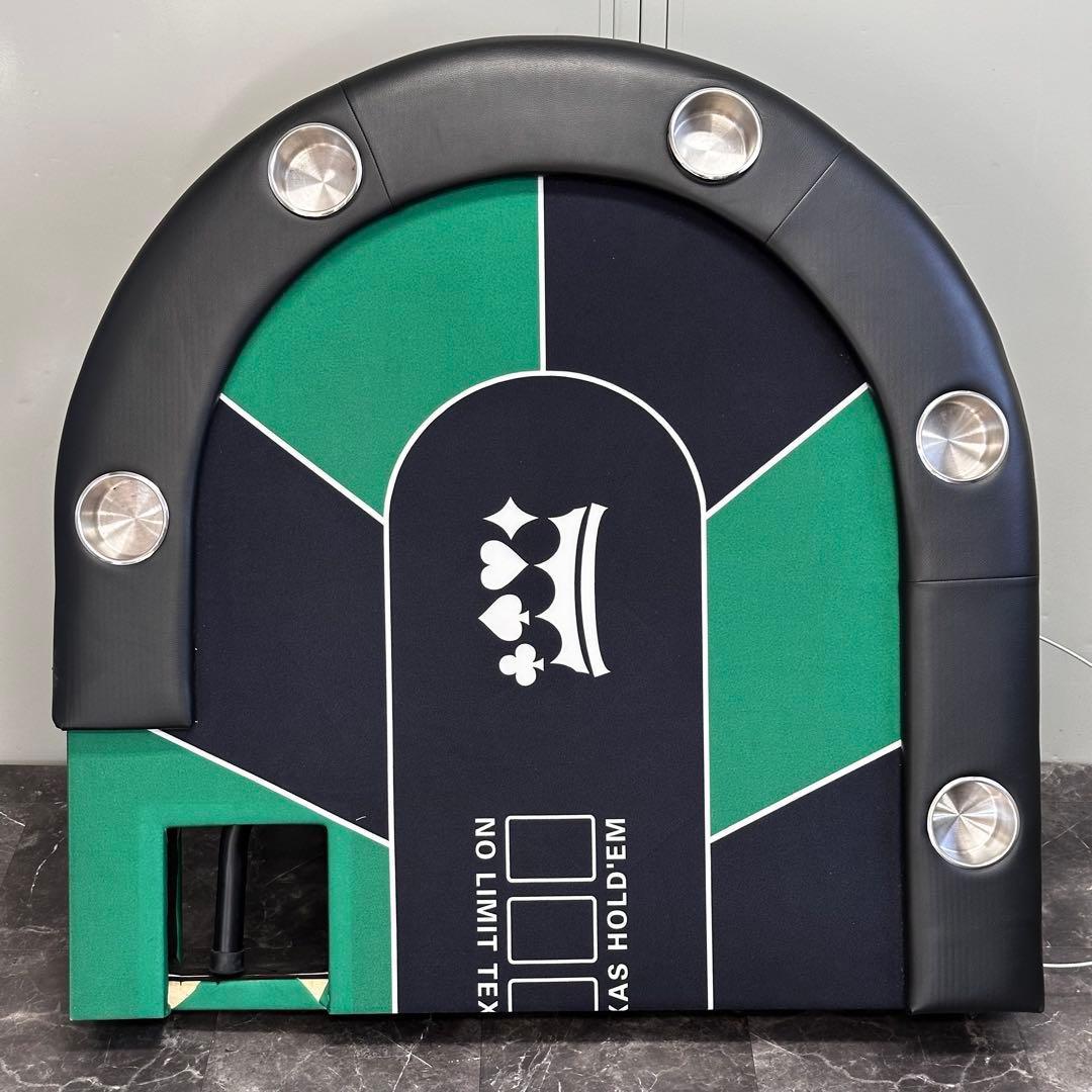 ◯送料込！設置対応◎ チップ付ノーリミットテキサスホールデム ポーカーテーブル
