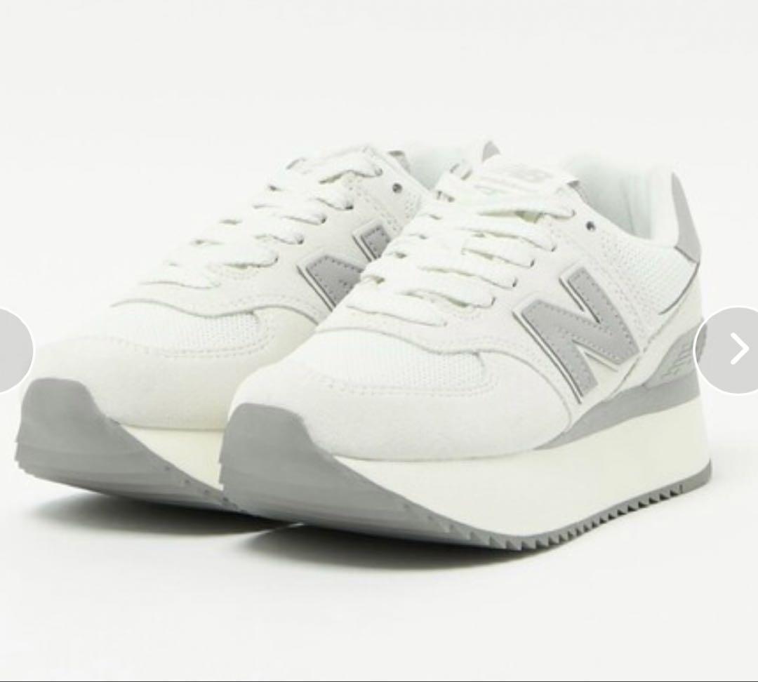 New Balance WL574 Z JP スニーカー 23.5cm ホワイト