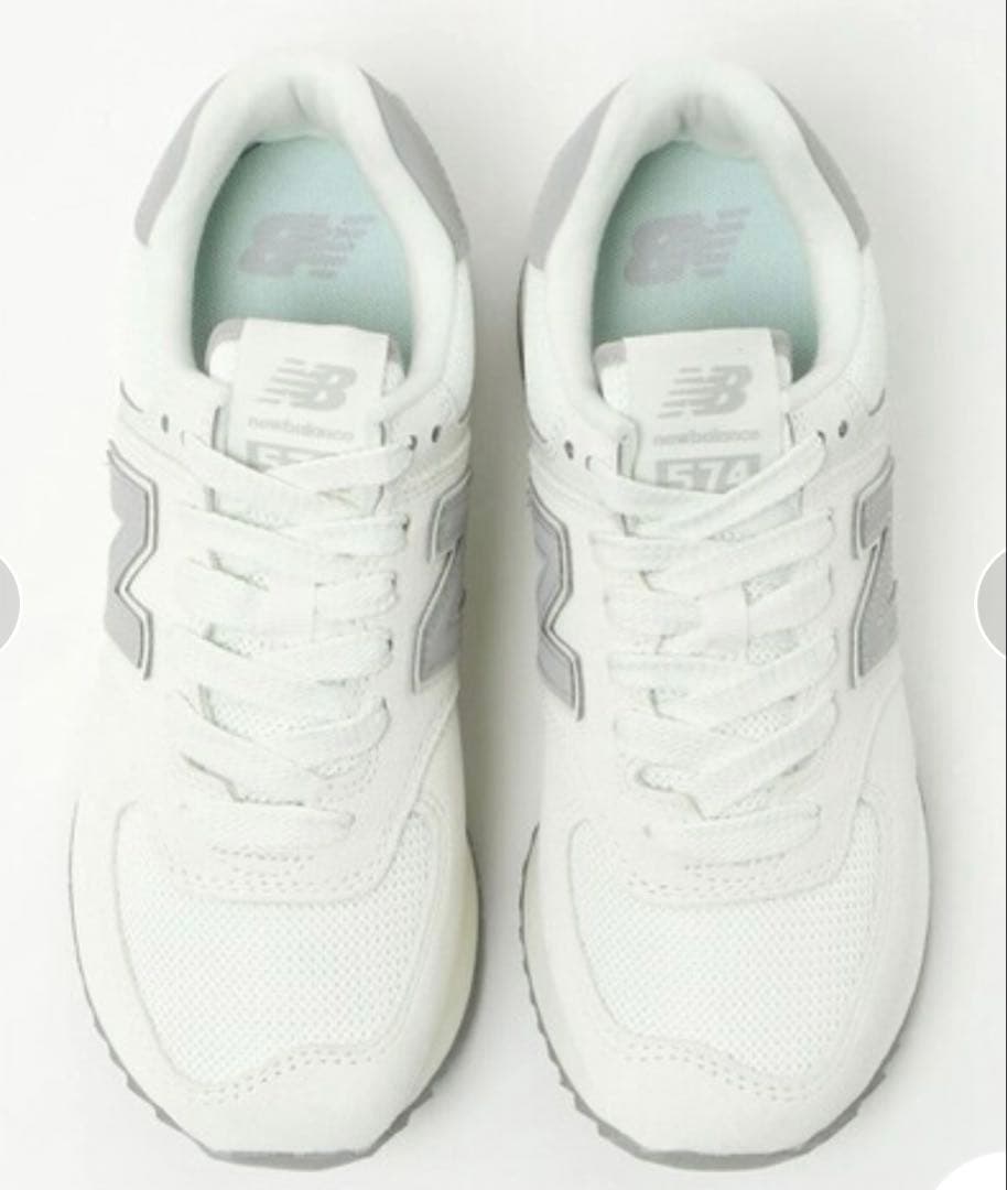 New Balance WL574 Z JP スニーカー 23.5cm ホワイト