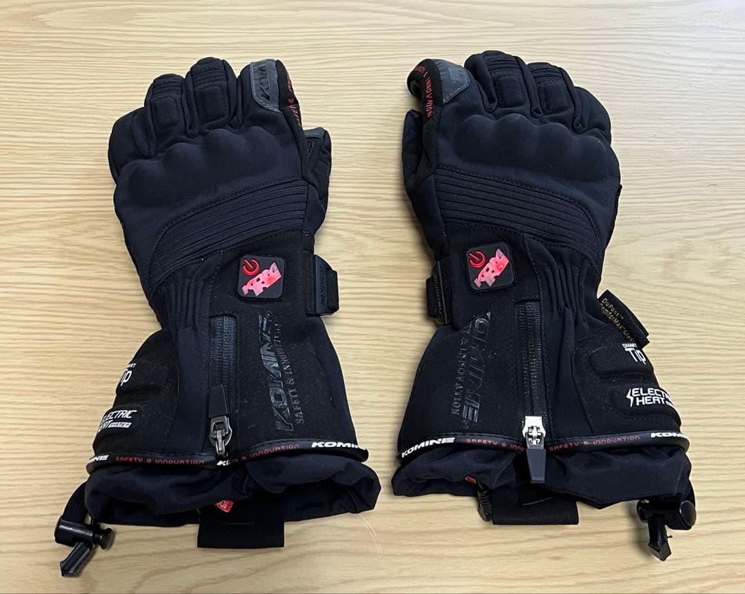 KOMINE カシウス 電熱グローブ GK-804 XSサイズ